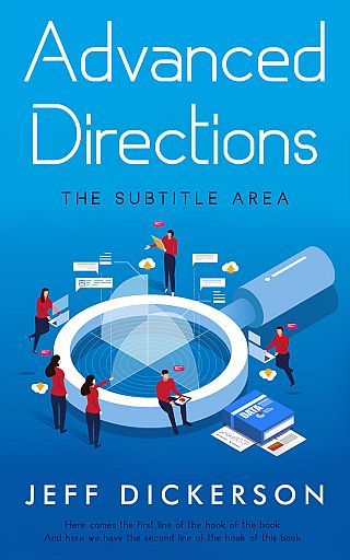 3D mockup of Lochmara #11214 - Premade Business Book Cover | BookCoverZone