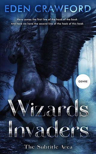 3D mockup of Mirage #11647 - Premade Fantasy Book Cover | BookCoverZone