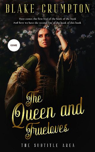 3D mockup of Cod Gray #11832 - Premade Royal Romance Book Cover | BookCoverZone