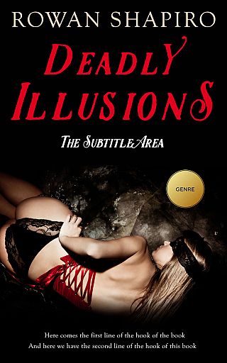 3D mockup of Contessa #12011 - Premade Erotica Book Cover | BookCoverZone