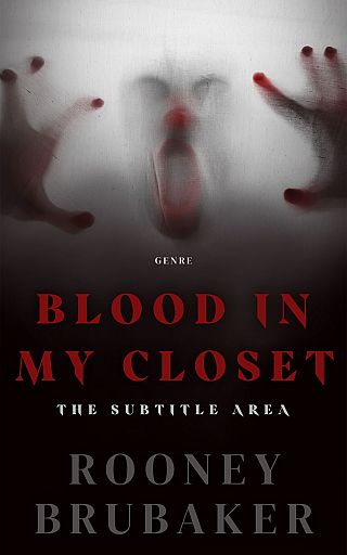 3D mockup of Silver #12205 - Premade Horror Book Cover | BookCoverZone