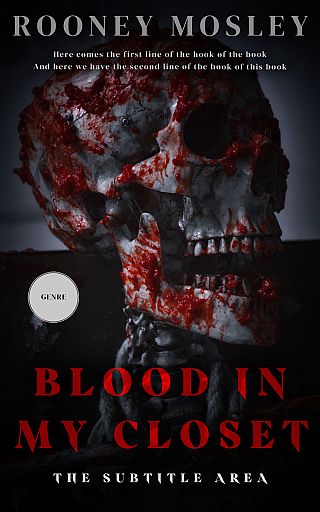 3D mockup of Cod Gray #12209 - Premade Horror Book Cover | BookCoverZone