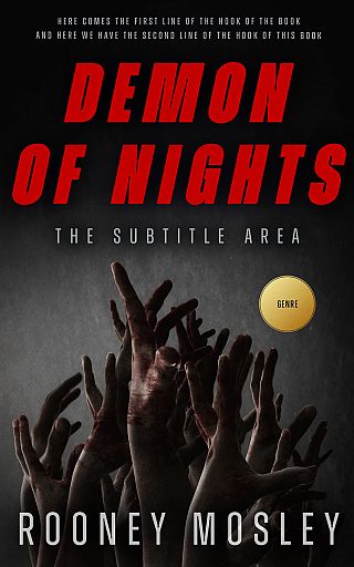 3D mockup of Cod Gray #12221 - Premade Horror Book Cover | BookCoverZone
