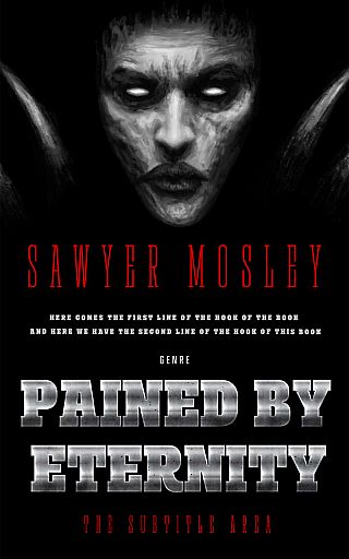 3D mockup of Dusty Gray #12231 - Premade Horror Book Cover | BookCoverZone