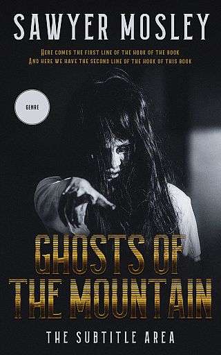 3D mockup of Shark #12240 - Premade Horror Book Cover | BookCoverZone