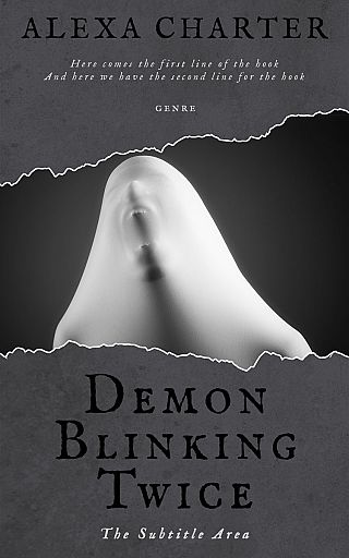 3D mockup of Ship Gray #12341 - Premade Horror Book Cover | BookCoverZone