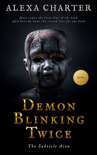 3D mockup of Woodsmoke #12344 - Premade Horror Book Cover | BookCoverZone