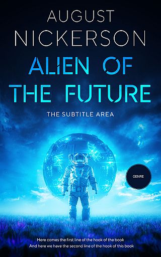 3D mockup of Black Pearl #12369 - Premade Science Fiction Book Cover | BookCoverZone