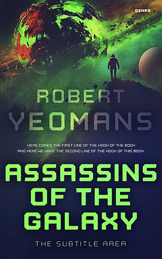 3D mockup of Ebony Clay #12381 - Premade Science Fiction Book Cover | BookCoverZone