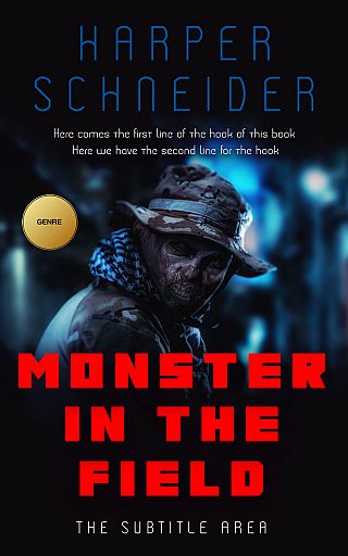 3D mockup of Bunker #12439 - Premade Horror Book Cover | BookCoverZone