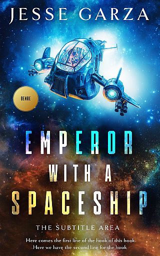 3D mockup of Thunder #12502 - Premade Science Fiction Book Cover | BookCoverZone