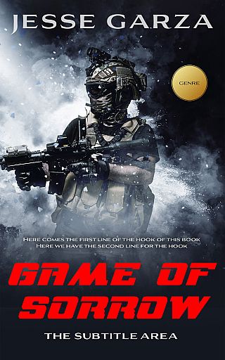 3D mockup of My Pink #12515 - Premade Action & Adventure Book Cover | BookCoverZone