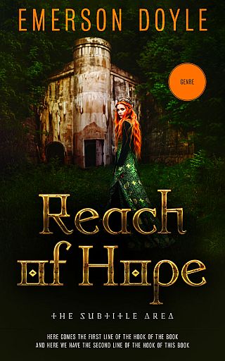 3D mockup of Green Waterloo #12702 - Premade Fantasy Book Cover | BookCoverZone