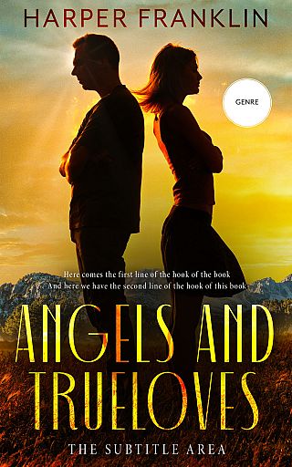 3D mockup of Crowshead #12731 - Premade Romance Book Cover | BookCoverZone