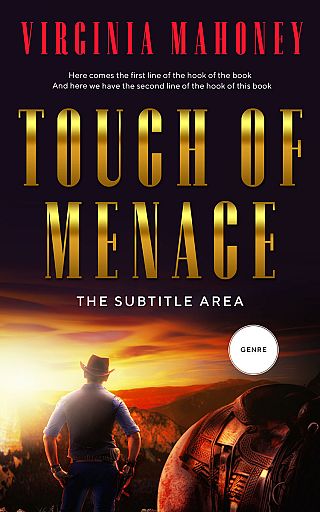 3D mockup of Raw Sienna #12893 - Premade Western Book Cover | BookCoverZone