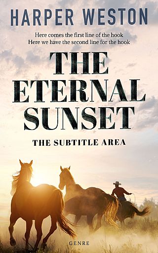 3D mockup of Bizarre #12949 - Premade Western Book Cover | BookCoverZone