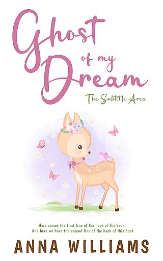 3D mockup of Soft Peach #13196 - Premade Children Book Cover | BookCoverZone