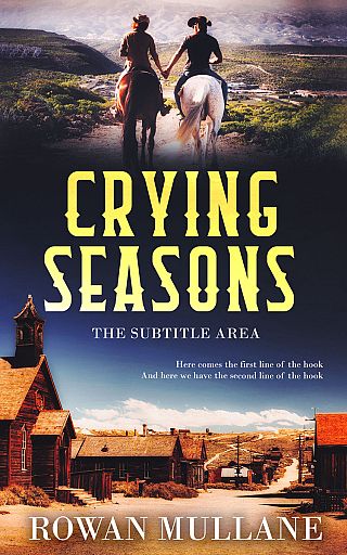 3D mockup of Calico #13290 - Premade Western Book Cover | BookCoverZone