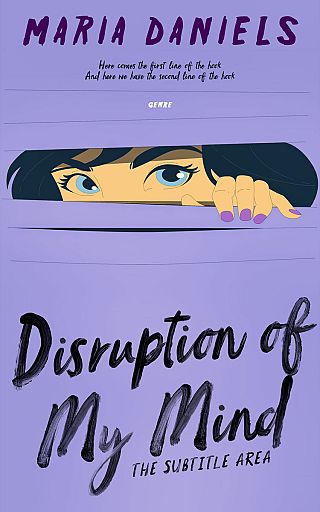 3D mockup of Cold Purple #13552 - Premade Chick Lit Book Cover | BookCoverZone