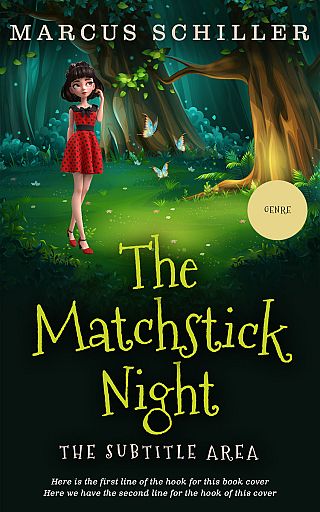 3D mockup of Racing Green #13700 - Premade Children Book Cover | BookCoverZone