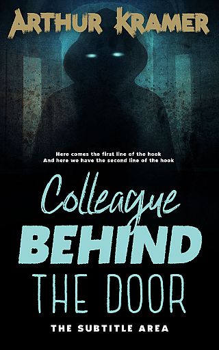 3D mockup of Shadow Green #13744 - Premade Horror Book Cover | BookCoverZone