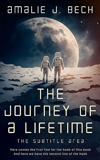 3D mockup of Bison Hide #14051 - Premade Science Fiction Book Cover | BookCoverZone