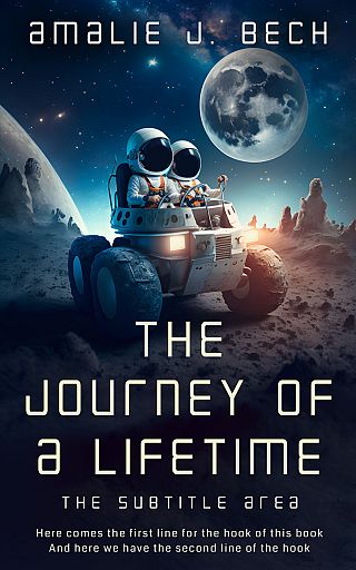 3D mockup of Mirage #14052 - Premade Science Fiction Book Cover | BookCoverZone