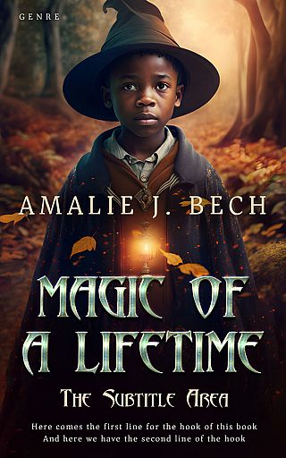 3D mockup of Thunder #14060 - Premade Children Book Cover | BookCoverZone