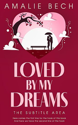 3D mockup of Rose Bud Cherry #14084 - Premade Romance Book Cover | BookCoverZone
