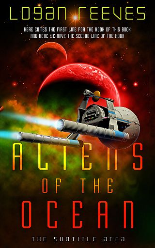 3D mockup of Cannon Black #14340 - Premade Science Fiction Book Cover | BookCoverZone