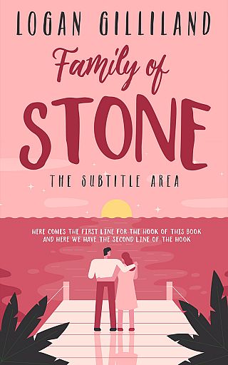 3D mockup of Lavender Pink #14365 - Premade Romance Book Cover | BookCoverZone