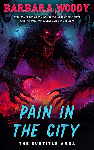 3D mockup of Cinder #14705 - Premade Horror Book Cover | BookCoverZone