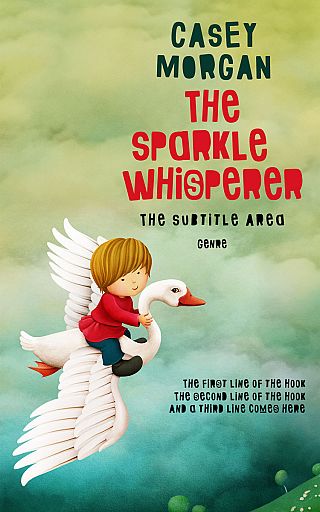 3D mockup of Swamp Green #14948 - Premade Children Book Cover | BookCoverZone