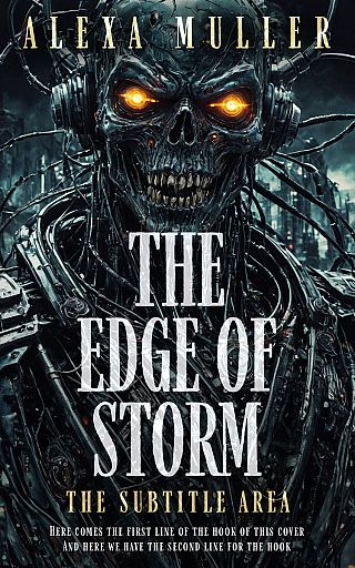 3D mockup of Bunker #15022 - Premade Horror Book Cover | BookCoverZone