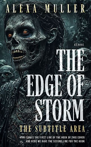 3D mockup of Bunker #15023 - Premade Horror Book Cover | BookCoverZone