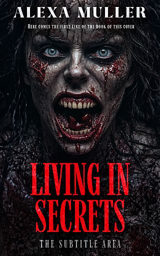 3D mockup of Woodsmoke #15045 - Premade Horror Book Cover | BookCoverZone