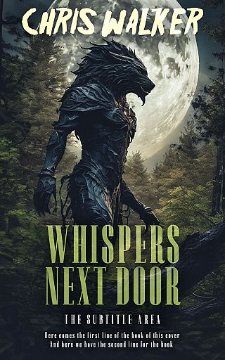 3D mockup of Outer Space #15080 - Premade Horror Book Cover | BookCoverZone