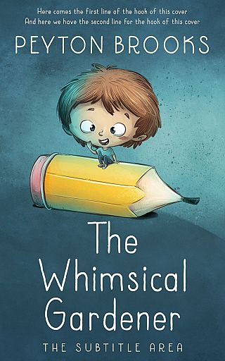 3D mockup of William #15194 - Premade Children Book Cover | BookCoverZone
