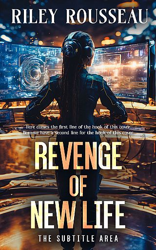 3D mockup of Straw #15400 - Premade Science Fiction Book Cover | BookCoverZone
