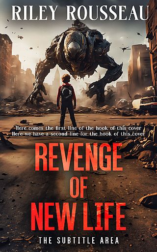 3D mockup of Cocoa Brown #15403 - Premade Science Fiction Book Cover | BookCoverZone