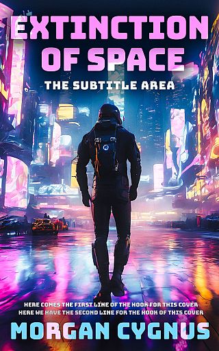 3D mockup of Light Orchid #15479 - Premade Science Fiction Book Cover | BookCoverZone