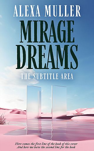 3D mockup of Gray Suit #15595 - Premade Surreal Book Cover | BookCoverZone