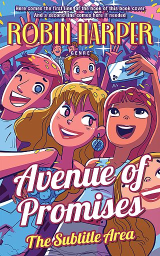 3D mockup of Cannon Pink #15676 - Premade Teen & Young Adult Book Cover | BookCoverZone