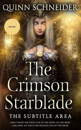 3D mockup of Straw #15950 - Premade Fantasy Book Cover | BookCoverZone