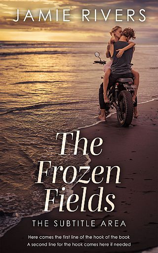 3D mockup of Cocoa Brown #16118 - Premade Romance Book Cover | BookCoverZone
