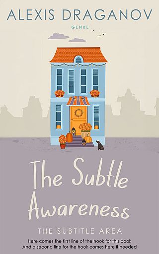 3D mockup of Cloud #16364 - Premade Chick Lit Book Cover | BookCoverZone