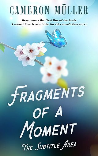 3D mockup of Jagged Ice #16524 - Premade Poetry Book Cover | BookCoverZone