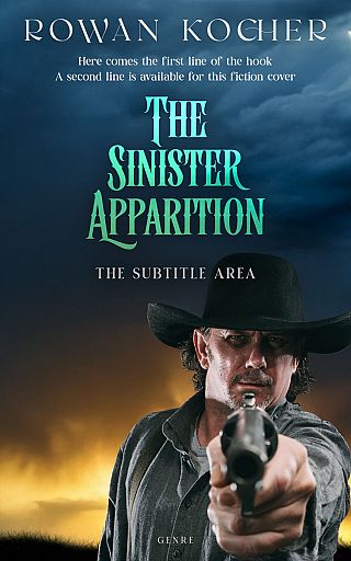 3D mockup of Ebony Clay #16666 - Premade Western Book Cover | BookCoverZone