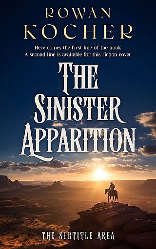 3D mockup of Ebony Clay #16681 - Premade Action & Adventure Book Cover | BookCoverZone