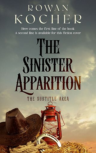 3D mockup of Fuscous Gray #16683 - Premade Western Book Cover | BookCoverZone